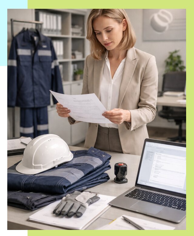 Сертификация спецодежды в Усолье-Сибирском от 7224 р. | Алешин-Сль