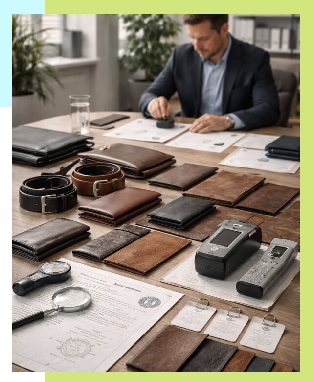 Сертификация кожаных изделий в Усолье-Сибирском от 12384 р. | Алешин-Сль