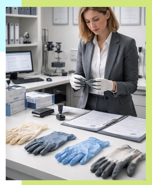 Сертификация перчаток в Усолье-Сибирском от 8772 р. | Алешин-Сль