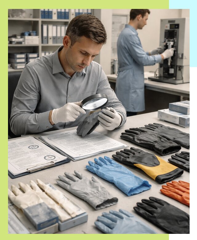 Сертификация перчаток и средств защиты продукции в Усолье-Сибирском