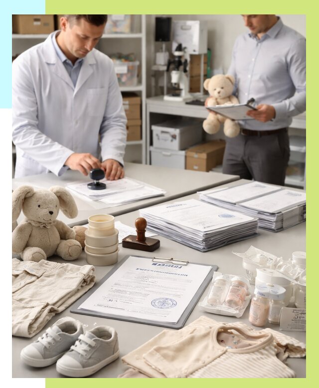 Сертификация детских товаров в Усолье-Сибирском от 15480 р. | Алешин-Сль