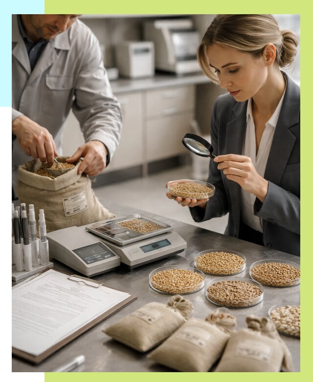 Сертификация зерна в Усолье-Сибирском по цене от 15480 р. | Алешин-Сль