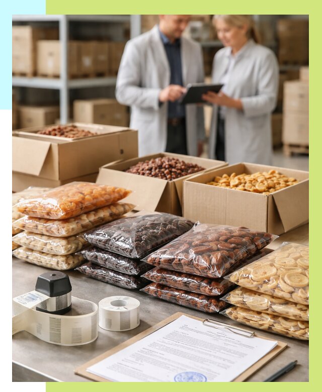 Сертификация сухофруктов в Усолье-Сибирском от 12384 р. | Алешин-Сль под ключ