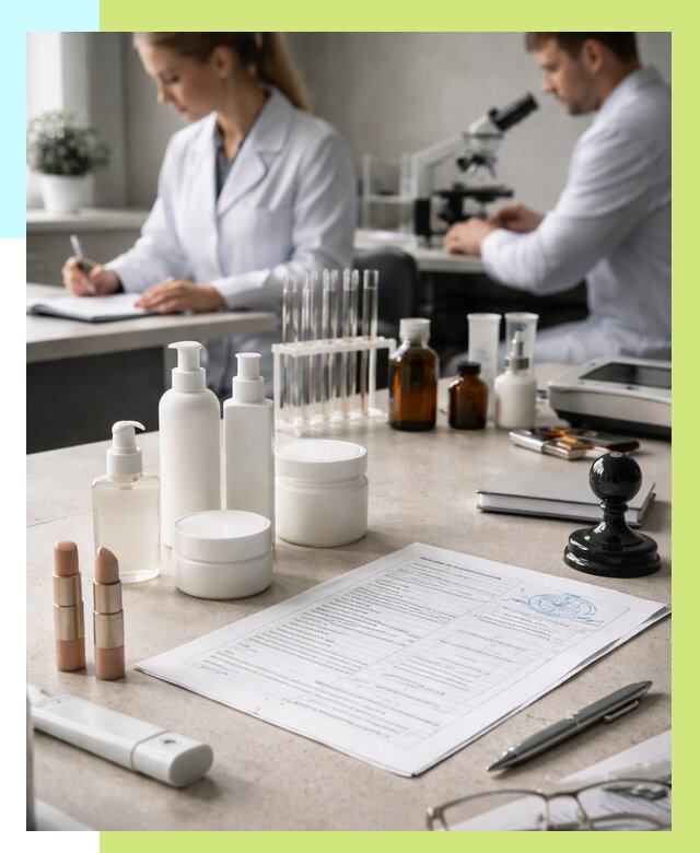 Сертификация косметики в Усолье-Сибирском от 20640 р. - Алешин-Сль