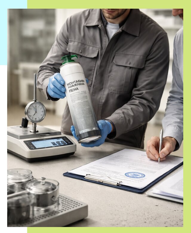 Сертификация монтажной пены в Усолье-Сибирском от 15480 р. | Алешин-Сль