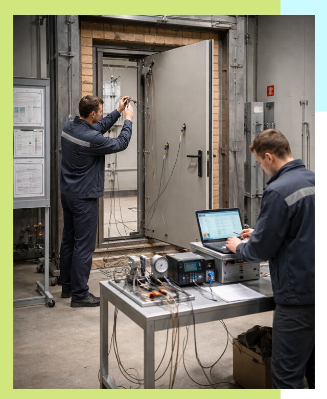 Сертификация противопожарных дверей в Усолье-Сибирском по ГОСТ и ТР