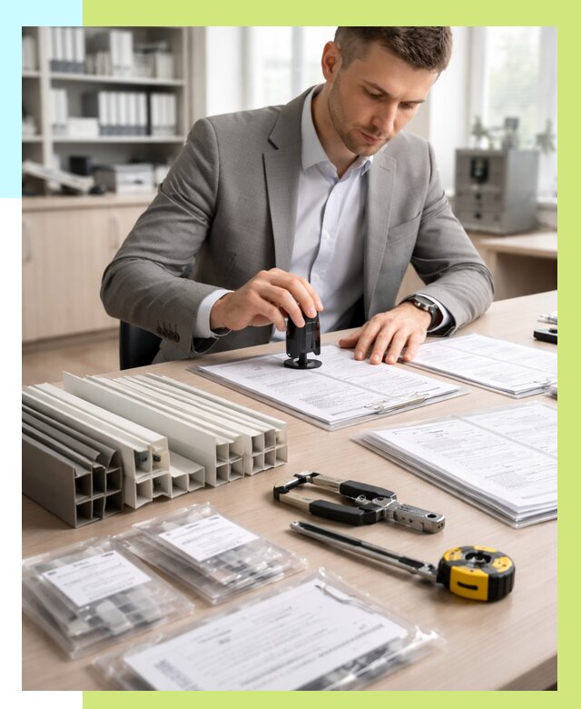 Сертификация ПВХ продукции в Усолье-Сибирском от 8772 р., Алешин-Сль