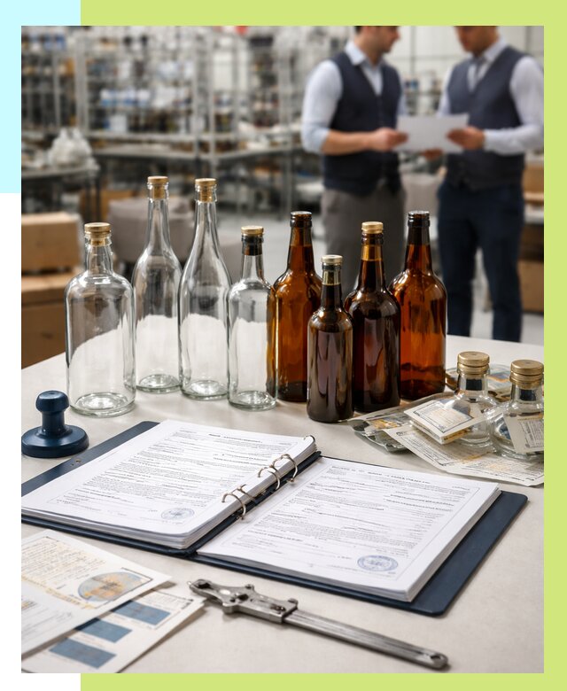 Сертификация стеклянных бутылок в Усолье-Сибирском от 25800 р. | Алешин-Сль