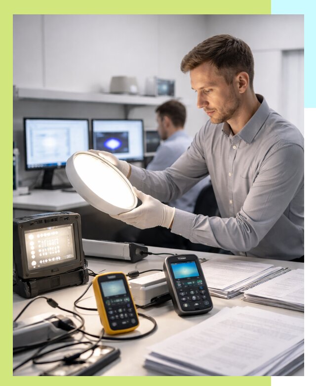 Сертификация светильников в Усолье-Сибирском: испытания и оформление