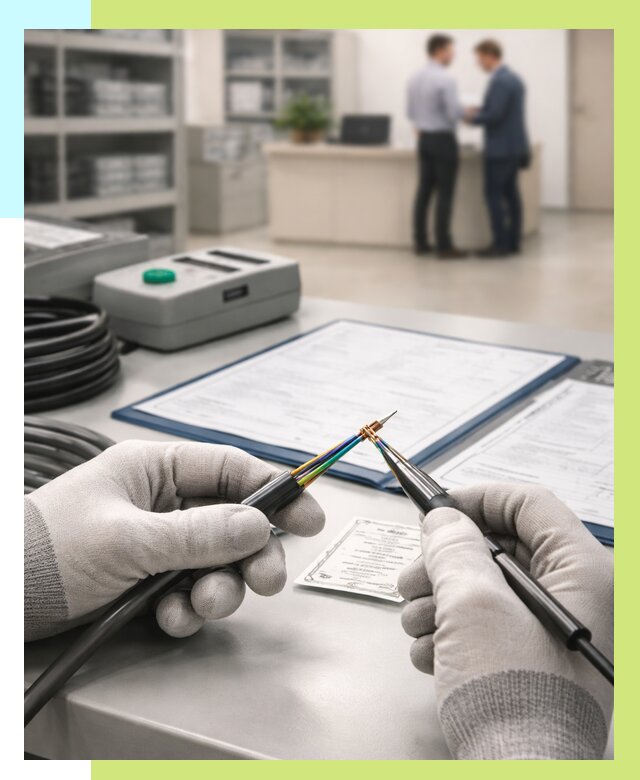 Сертификация провода в Усолье-Сибирском от 18576 р. в Алешин-Сль