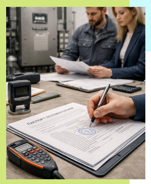 Оформление паспорта эксплуатации оборудования в Усолье-Сибирском