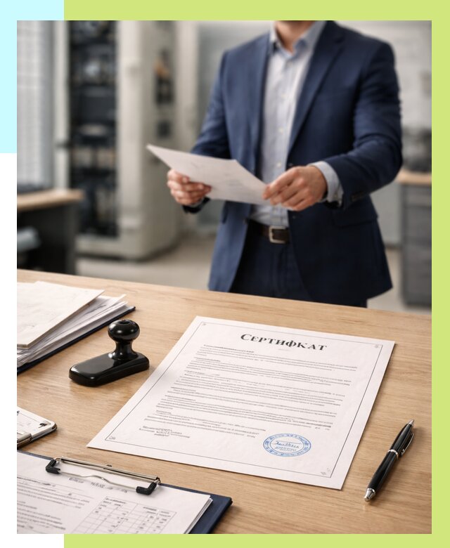 Сертификат на оборудование в Усолье-Сибирском от 15480 р. | Алешин-Сль