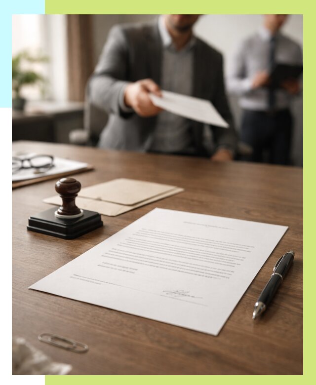 Отказное письмо по сертификации в Усолье-Сибирском от 3612 р. | Алешин-Сль