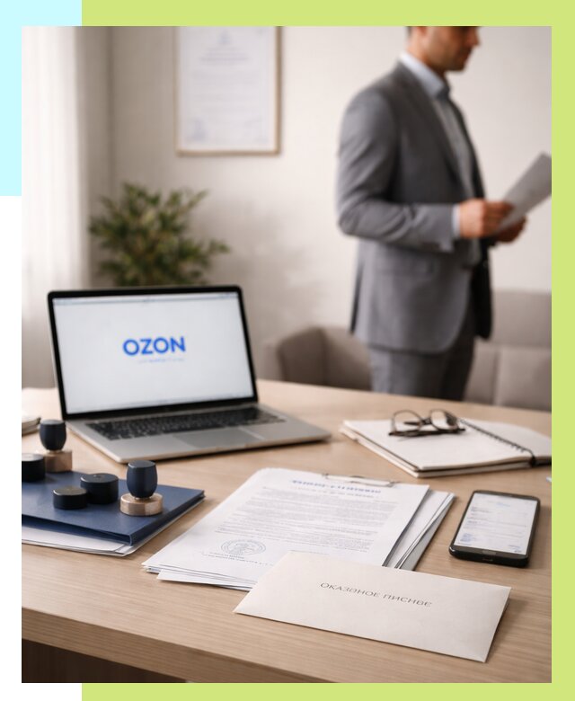 Отказное письмо для Ozon в Усолье-Сибирском от 3612 р. | Алешин-Сль