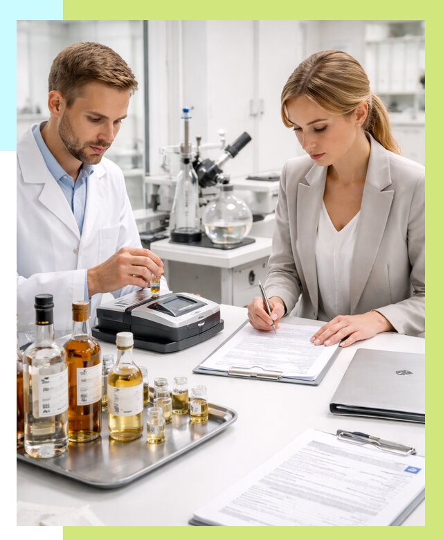 Заключение о спиртосодержании в Усолье-Сибирском, от 5160 р., Алешин-Сль