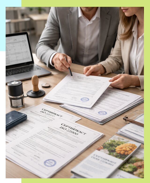 Сертификат ISO 22000 в Усолье-Сибирском от 41280 р. под ключ | Алешин-Сль