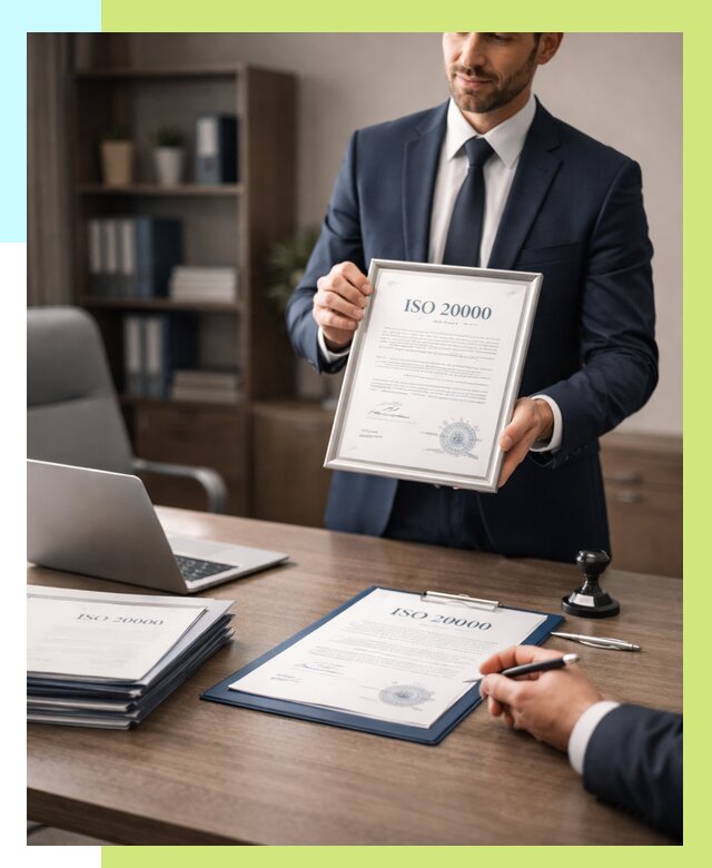 Сертификат ISO 20000 в Усолье-Сибирском под ключ от 123840 р., Алешин-Сль
